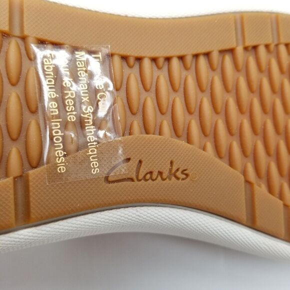 Clarks Women's Nalle Lace Nubuck Leather Sneakers Sz 11 M Camel Beige Low Top - Picture 6 of 7